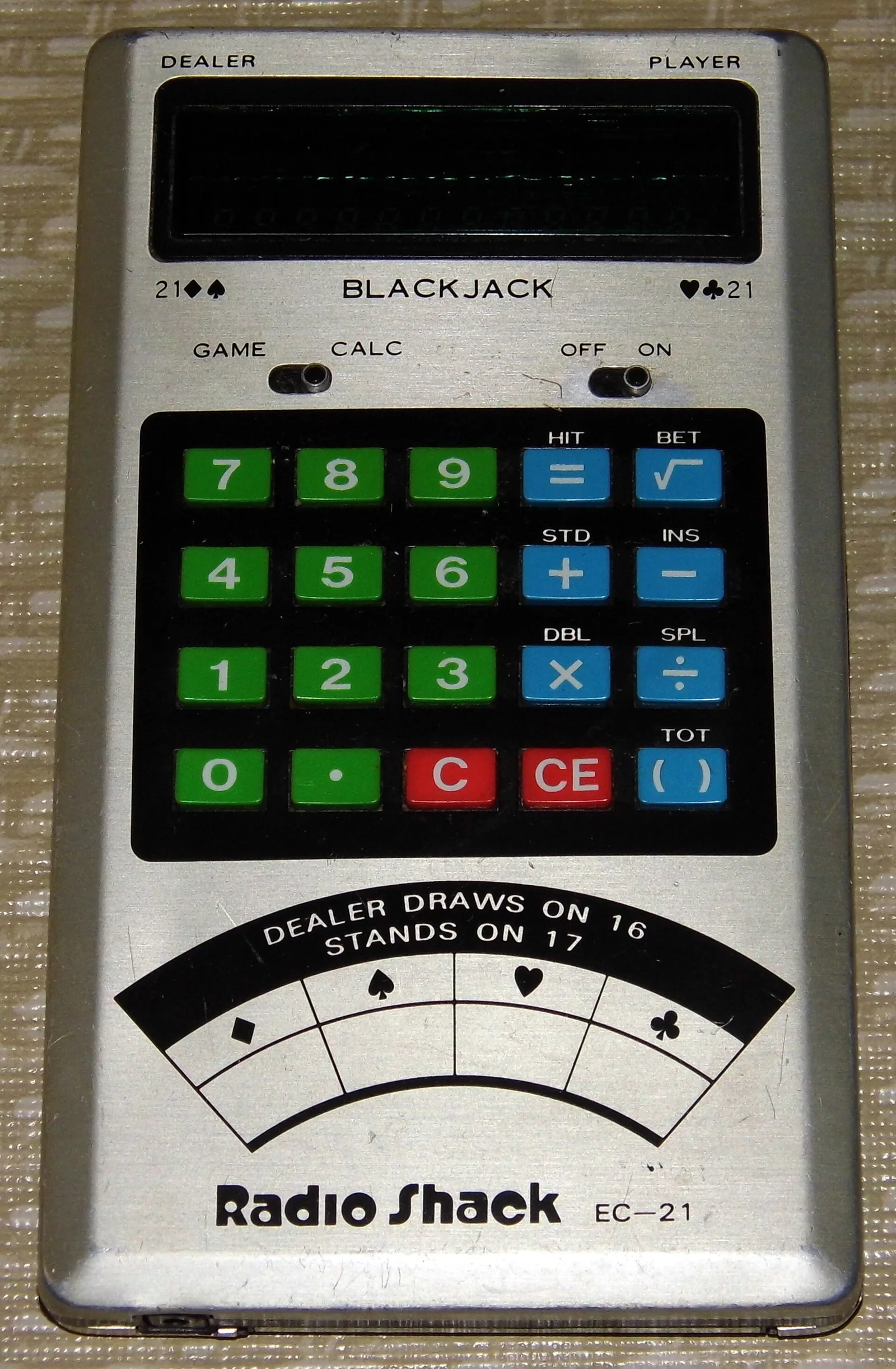Electronic Blackjack